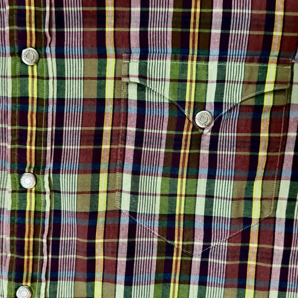 Vintage Polo Ralph Lauren RL Western Plaid Shirt- Men's Size XL - VERY Good Cond